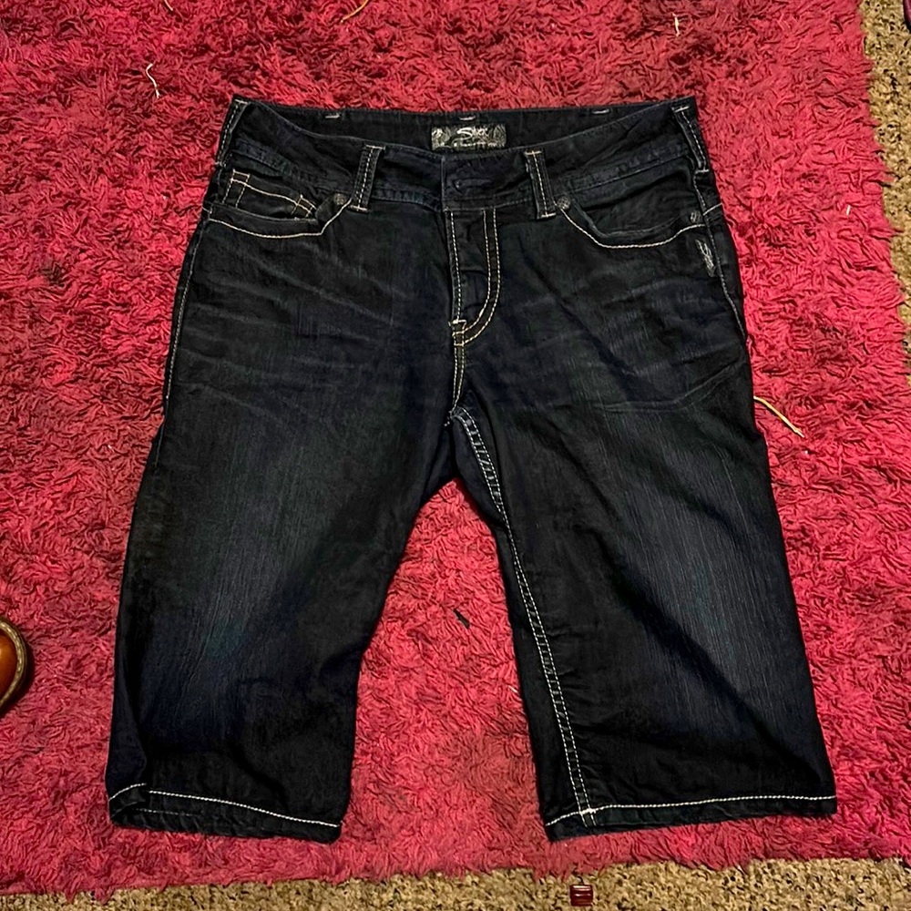 Silver size 32 jean shorts